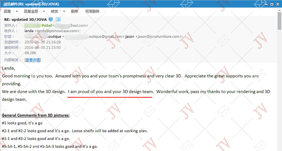 Best 3D shop design,customer feedback for shop design