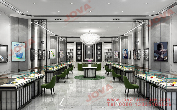 luxury jewellery shop interior design