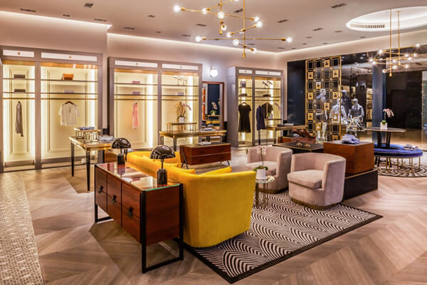 clothes store fixtures and displays