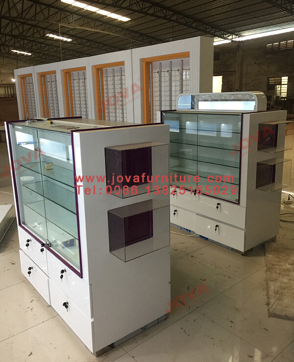 optical kiosk stand