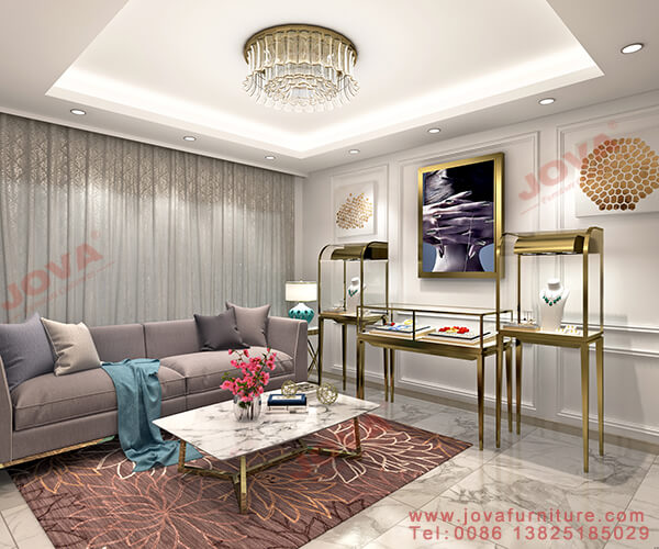 luxury jewelry display cabinet