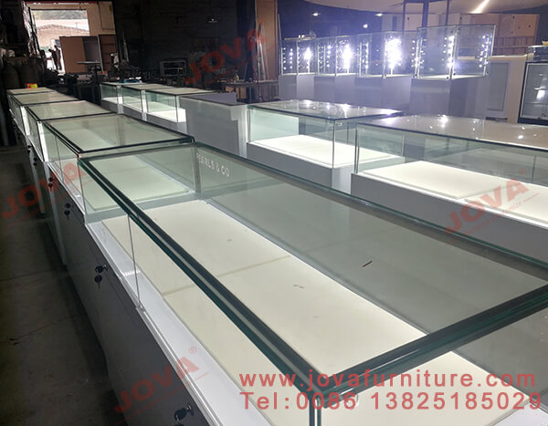 jewelry glass display cabinets