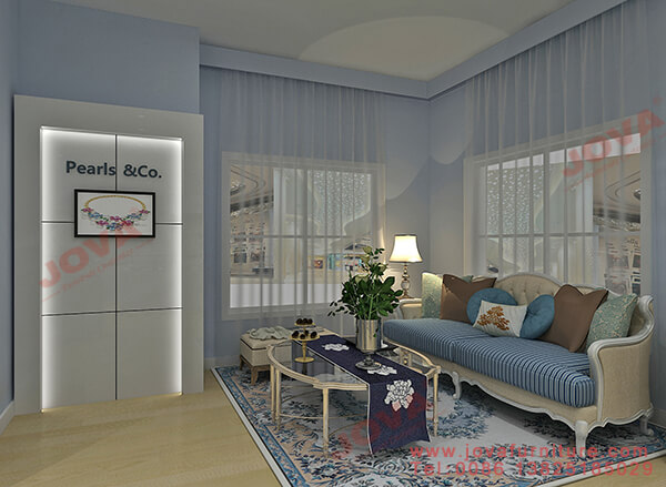 jewelry shop reception area