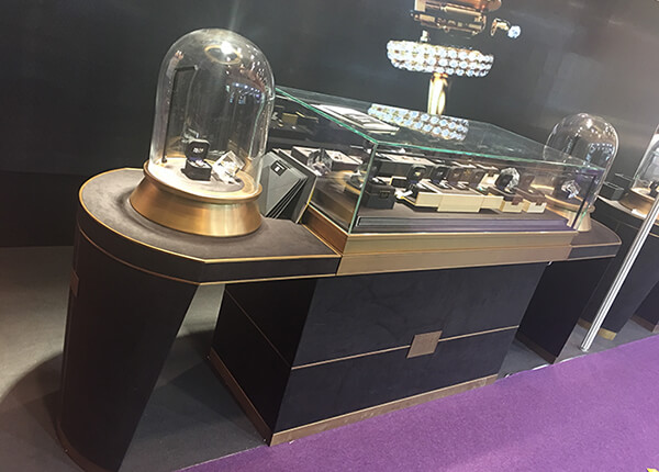 luxury jewelry showcase
