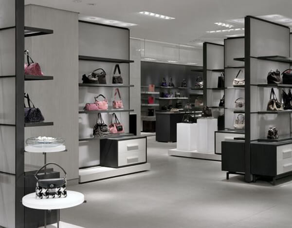 bags shop display cabinets