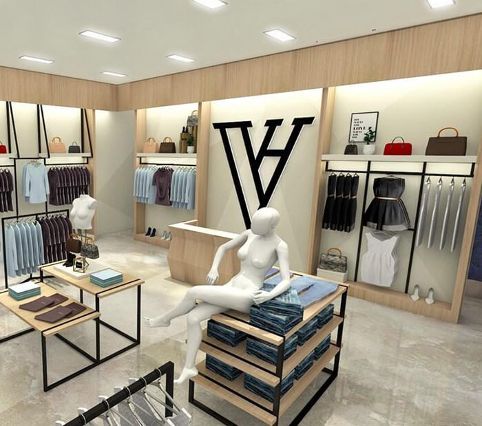 apparel store display furniture