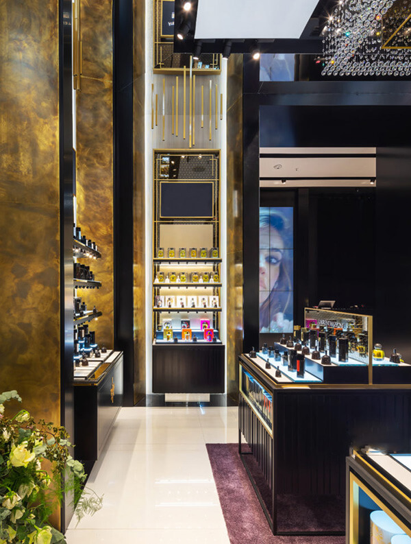 perfume display cabinet