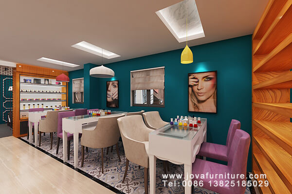nail salon manicure desk