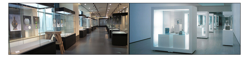 custom museum showcase display