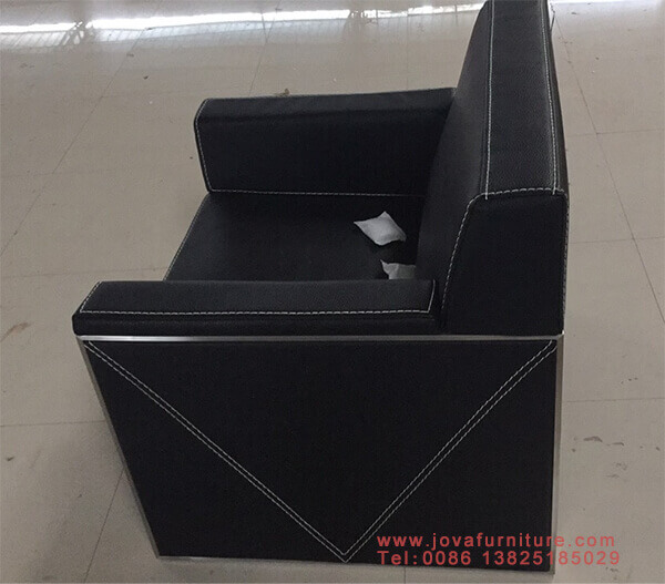 black reception chairs