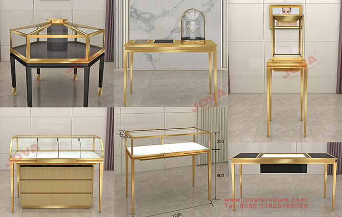 jewellery counter display case