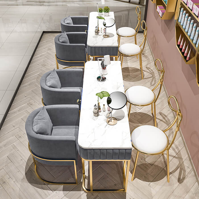 modern manicure tables