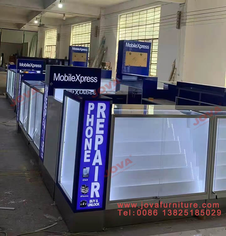 cell phone accessories kiosk design