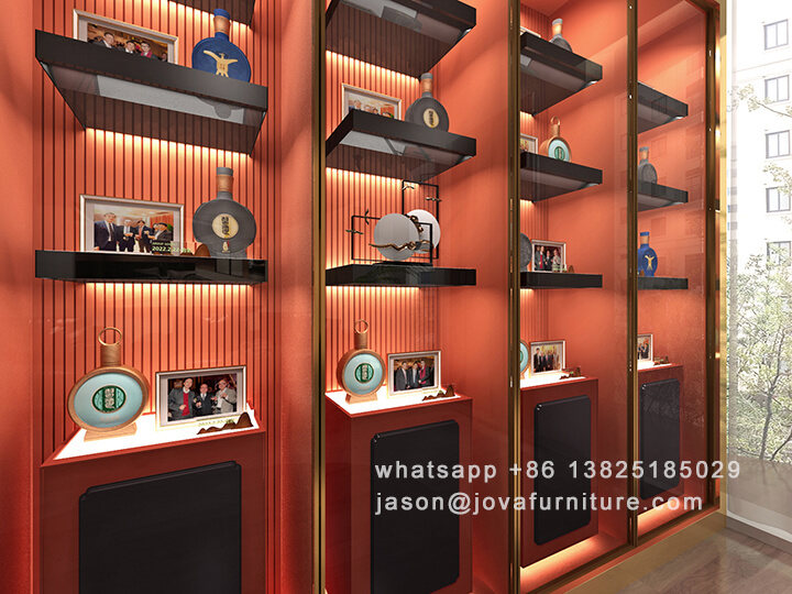 خزائن عرض النبيذ