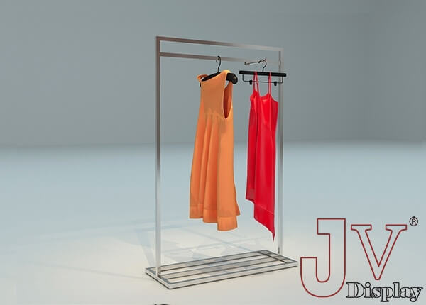 metal clothing display racks