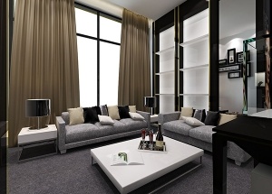 معرض مجوهرات ذهبى تصميم داخلى أبيض حديث