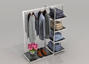 clothes hanger stand
