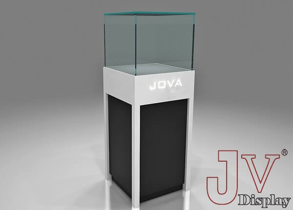 square pedestal case