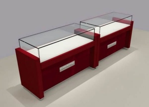 wooden jewellery display cabinet