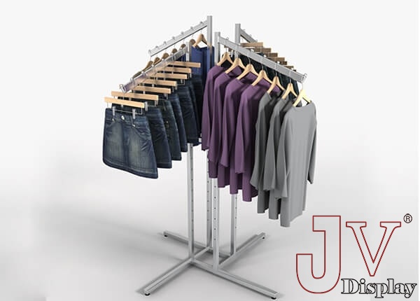4 way clothing racks