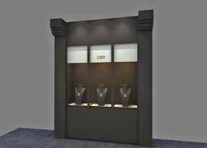 wall design for jewellery shop