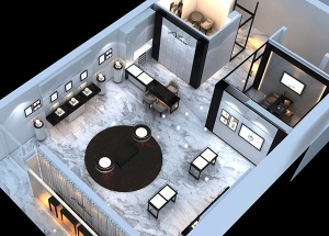 أحدث تصميم متجر المجوهرات