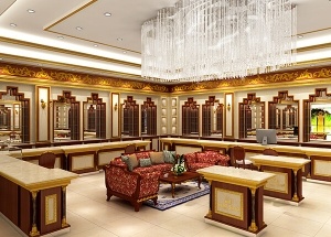 jewellery counter for indian showroom