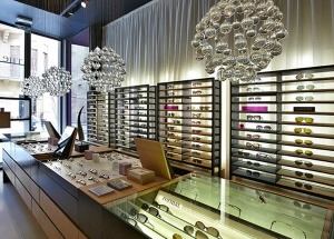 buying optical showcase