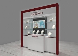 jewelry wall display cases
