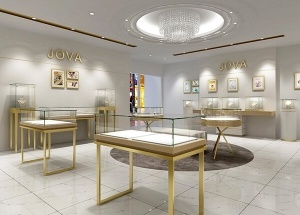 interior design of jewellery shop