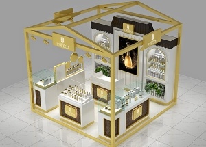 perfume counter display