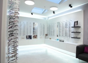 locking eyeglass frame displays