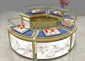 glass jewelry display