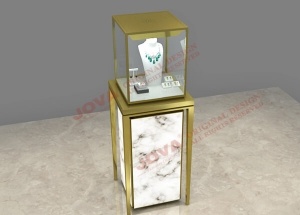 jewellery display case pedestal