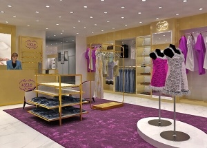 cloth shop interior design