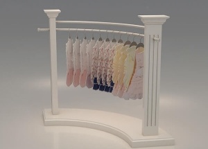 free standing display shelves