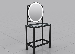 makeup desk with mirror
