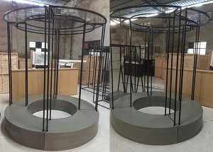 circular clothes rack