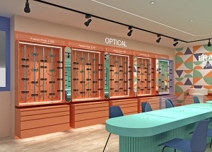 optical frame displays