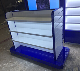 تركيبات slatwall وعرض الجندول لمتجر الهاتف السويد